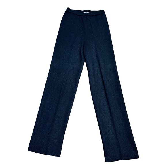 Geraldine Peters Pants - Vtg Geraldine Peters New York Knit Sweater Pants Sz M Eveningwear Pull on